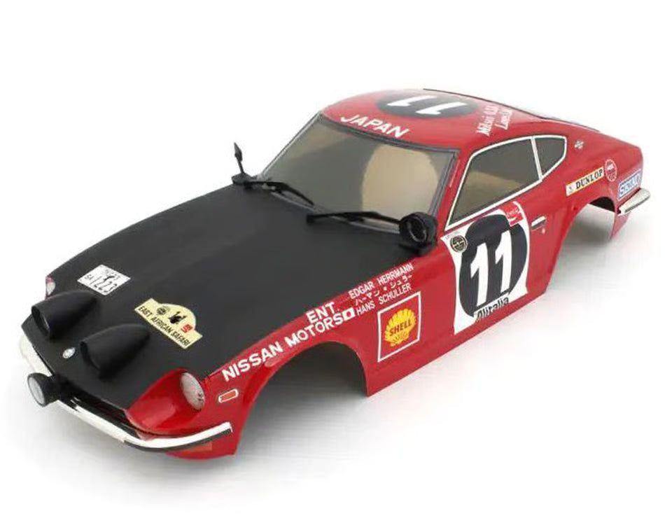 Kyosho Fazer Mk2 240Z Rally Body Set (Clear) (KYOFAB614)