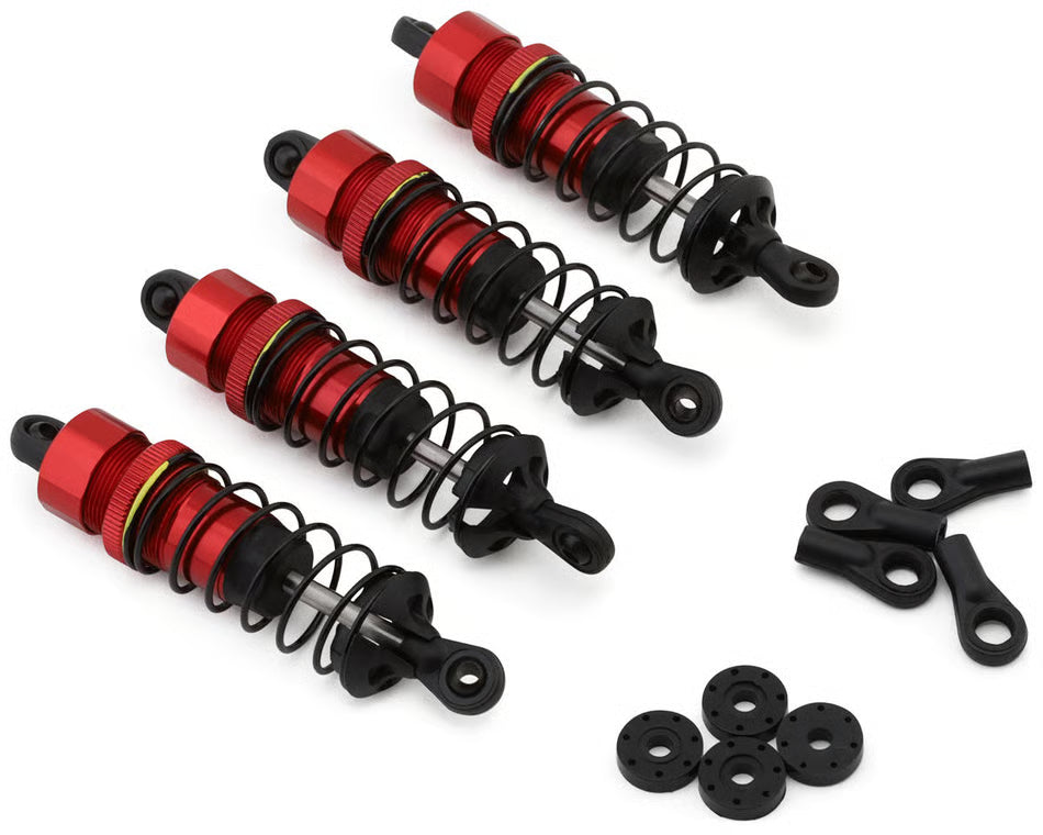 Kyosho Fazer Mk2 Pre-Assembled Aluminum Rally Shock Set (Red) (KYOFAW240)