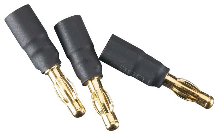 GREAT PLANES - 4mm Male/6mm Female Bullet Adapter (3) (GPMM3118)