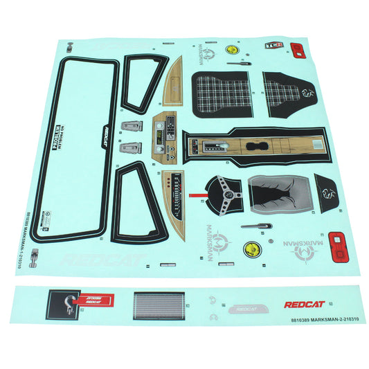 REDCAT - RER14331 Marksman Decal Sheet (1pc) (RER14331)
