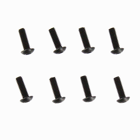 REDCAT - 50102 4x12mm Button Head Hex Machine Thread Screws (8pcs) (50102)