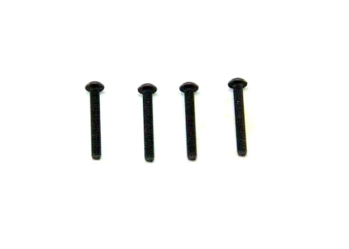 REDCAT - 50105 4x30mm Button Head Hex Machine Thread Screws (4pcs) (50105)