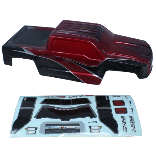 REDCAT - 1/10 Truck Body (Red)(1pc) (H10-R)
