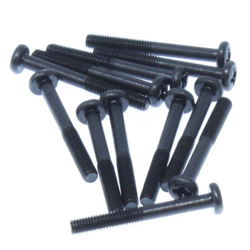 REDCAT - 3x25mm Shoulder Button Head Phillips Machine Thread Screws (12pcs) (BS709-029RR)