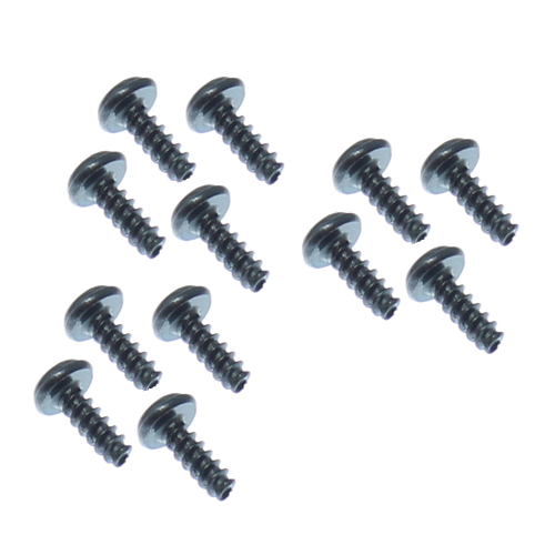 REDCAT - S164 2x6mm Button Head Phillips Self Tapping Screws (12pcs) (S164)