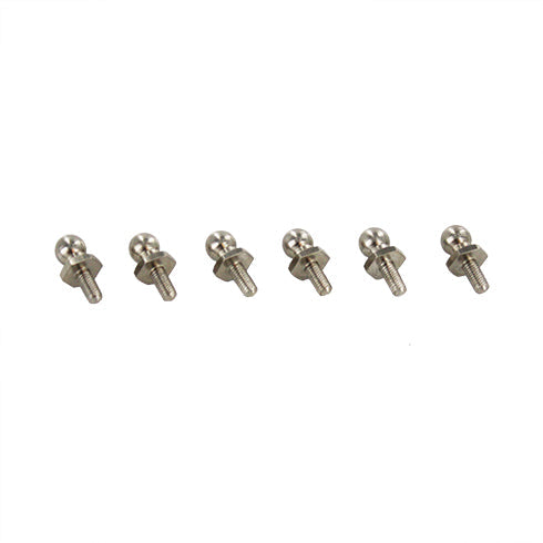 REDCAT - 02038 5.5x6mm Machine Thread Ball Studs (6pcs) (02038)
