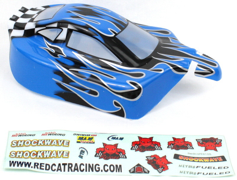 REDCAT - 66100 1/10th Buggy Body (Blue Flame)(1pc) (66100)