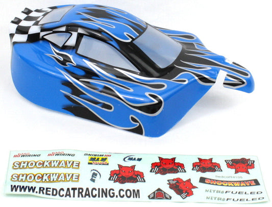 REDCAT - 66100 1/10th Buggy Body (Blue Flame)(1pc) (66100)