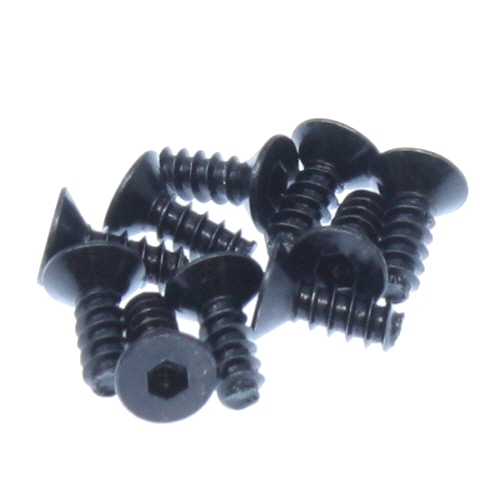 REDCAT - 3x8mm Countersunk Hex Self Tapping Screws (10pcs) (70132)