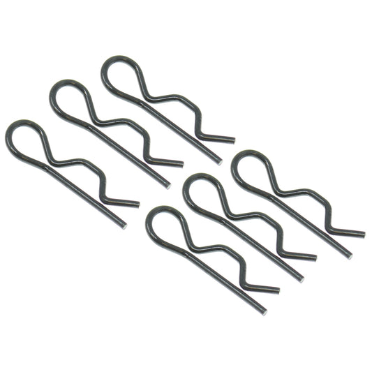 REDCAT - RER13469 Black Body Clip (6pcs) (RER13469)