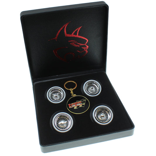 REDCAT - RER17088 Dayton Wire Wheel Set(Chrome)(4pcs) (RER17088)