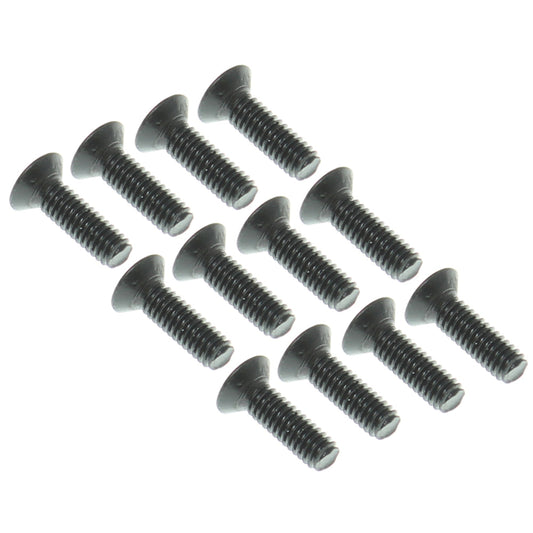 REDCAT - RER13663 2.5x8mm Countersunk Phillips Machine Thread Screws (12pcs) (RER13663)