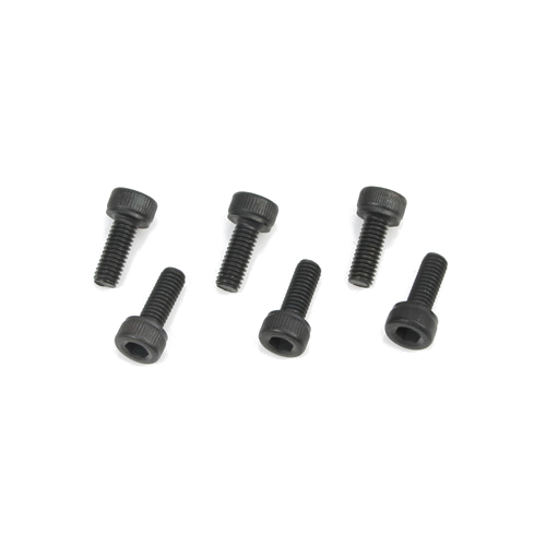 REDCAT - 3x8mm Cap Head Hex Machine Thread Screws (6pcs) (126308C)