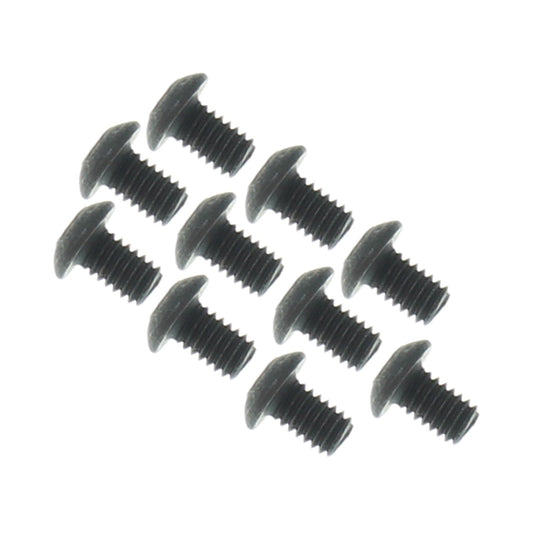 REDCAT - RER14678 2.6x4mm Button Head Hex Machine Thread Screws (10pcs) (RER14678)