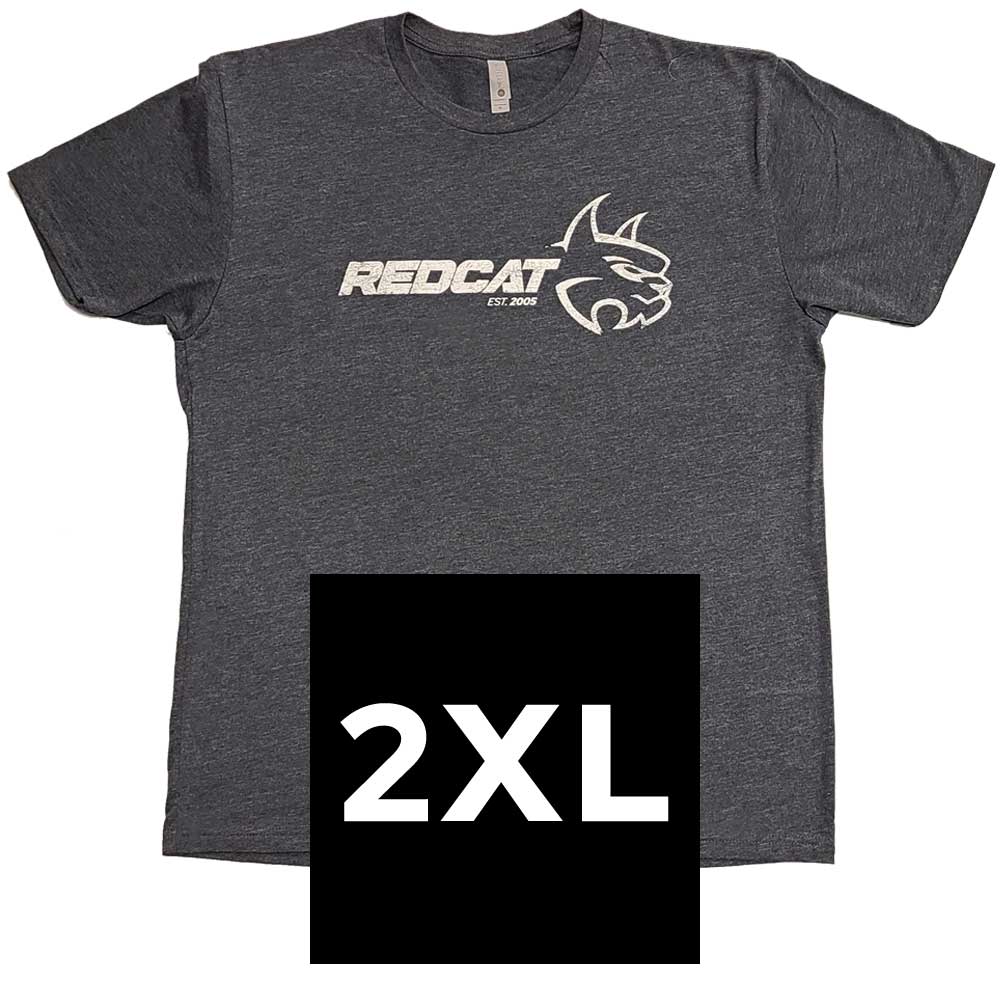 REDCAT - RER14264 Redcat Logo T-Shirt(Distressed)(2XL)(1pc) (RER14264)