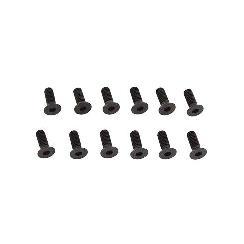 REDCAT - BS501-055 4x12mm Countersunk  Hex Machine Thread Screws (12pcs) (BS501-055)