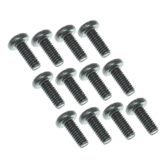 REDCAT - RER13479 2.5x6mm Button Head Hex Machine Thread Screws (12pcs) (RER13479)
