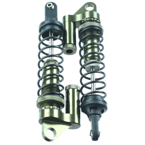 REDCAT - 710015 Front Shock Absorber w/ Reservoir(Aluminum)(GunMetal)(1pr) (710015)