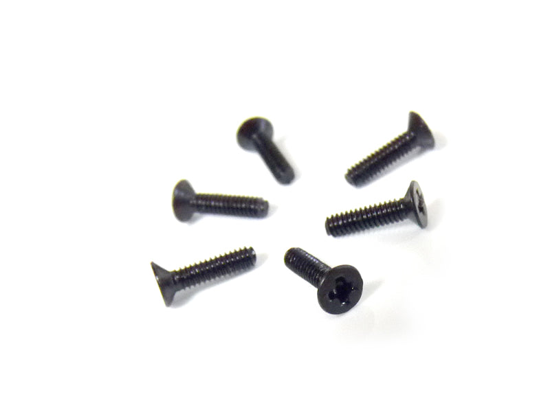 REDCAT - 2x8mm Countersunk Phillips Machine Thread Screws (6pcs) (23639)
