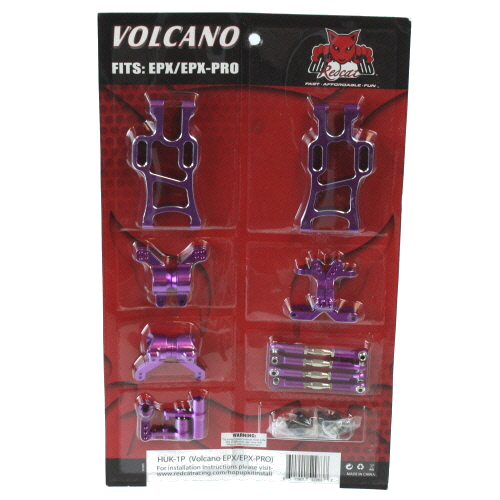 REDCAT - HUK-1P Aluminum Hop up Kit Volcano EPX/EPX Pro (Purple)(1pc) (HUK-1P)
