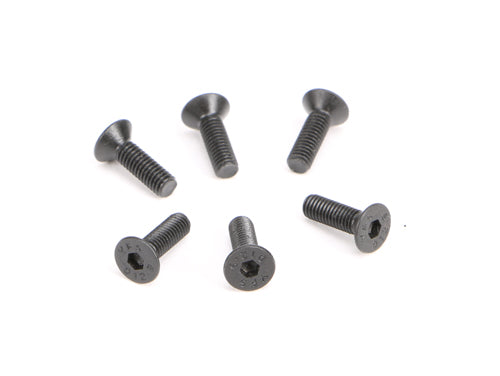 REDCAT - 3x10mm Countersunk Hex Machine Thread Screws (6pcs) (126310)