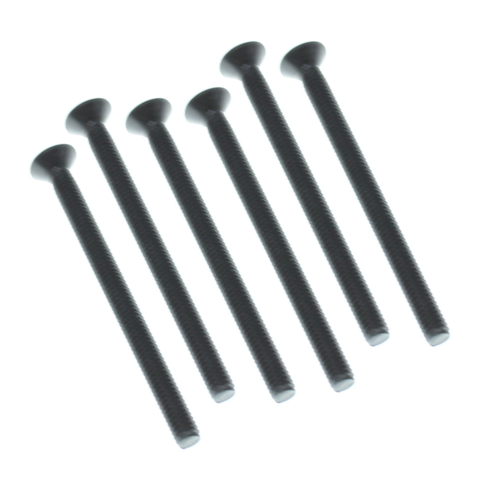 REDCAT - RER18808 4x50mm Countersunk Hex Machine Thread Screws (6pcs) (RER18808)