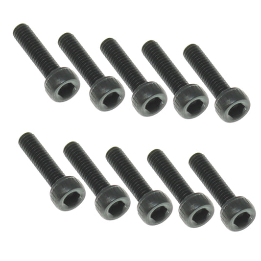 REDCAT - RER14686 2.5x10mm Cap Head Hex Machine Thread Screws (10pcs) (RER14686)