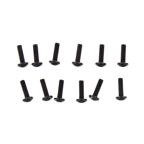 REDCAT - BS903-079 3x10mm Button Head Hex Machine Thread Screws (12pcs) (BS903-079)