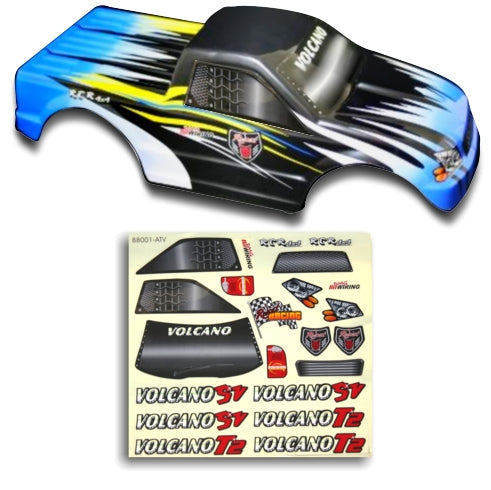 REDCAT - 25188-4 1/10th Truck Body(Blue/Black)(1pc) (25188-4)