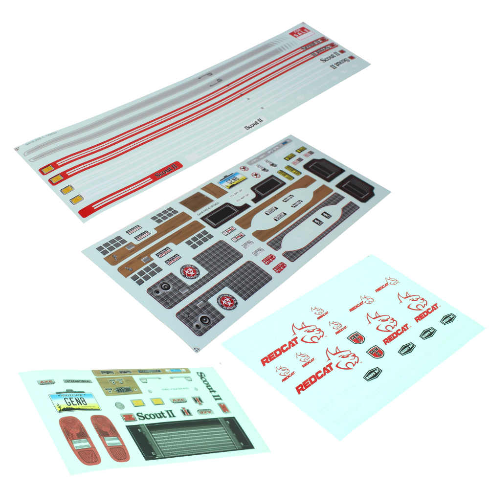 REDCAT - RER12088 Axe Sticker Sheets(1set) (RER12088)