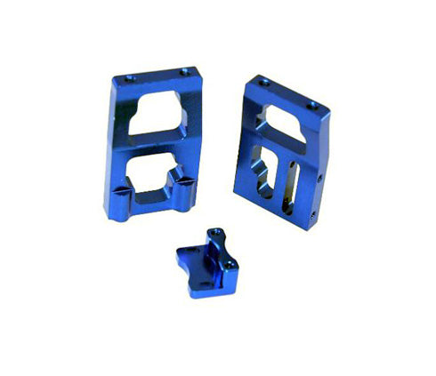 REDCAT - 050010b Futaba Steering Servo Mount(Aluminum)(Blue)(1pc) (050010b)