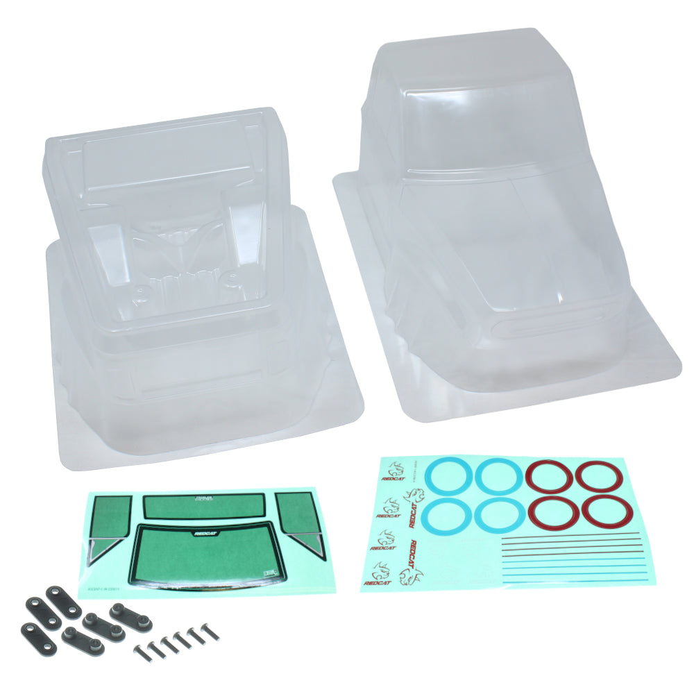 REDCAT - RER22351 10th Crawler Dovetail Body (Clear)(1pc) (RER22351)