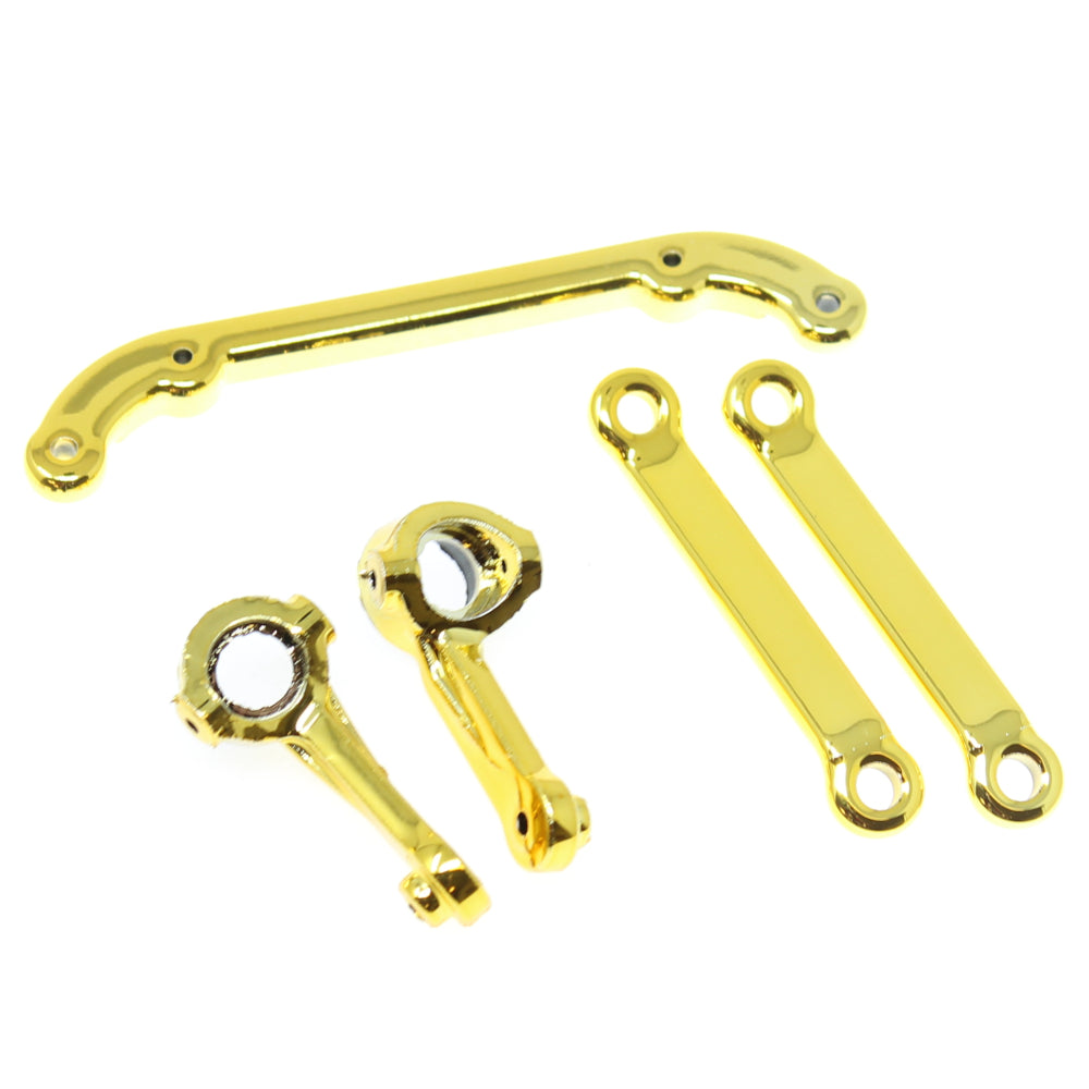 REDCAT - RER25824 V2 Steering Arms L/R and V2 Toe Links (Gold) (1set) (RER25824)
