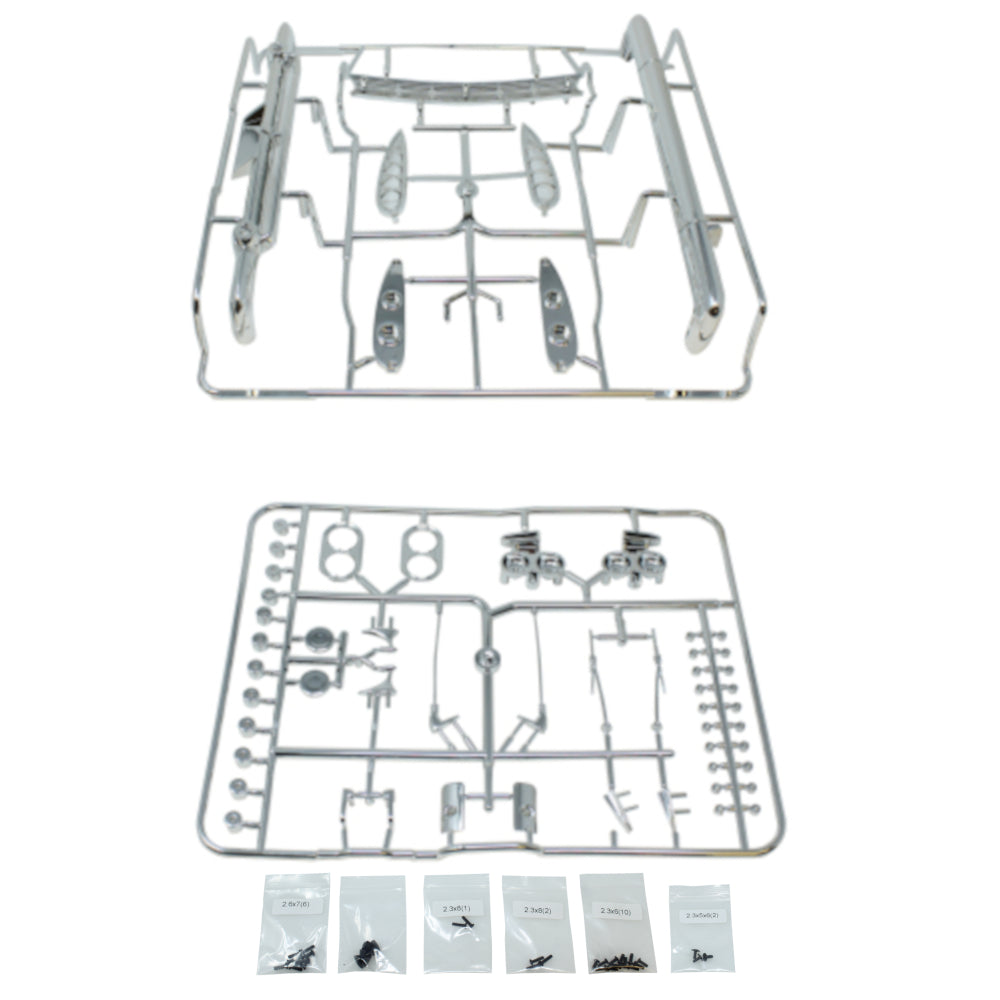 REDCAT - RER15537 59' Impala Body Parts (Chrome) (1set) (RER15537)