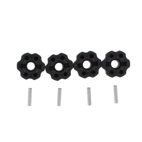 REDCAT - BS213-006 Wheel Hexes with Pins (12mm)(Plastic) (4pcs) (BS213-006)