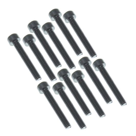 REDCAT - RER18811 2.5x16mm Hex Machine Thread Screws (12pcs) (RER18811)