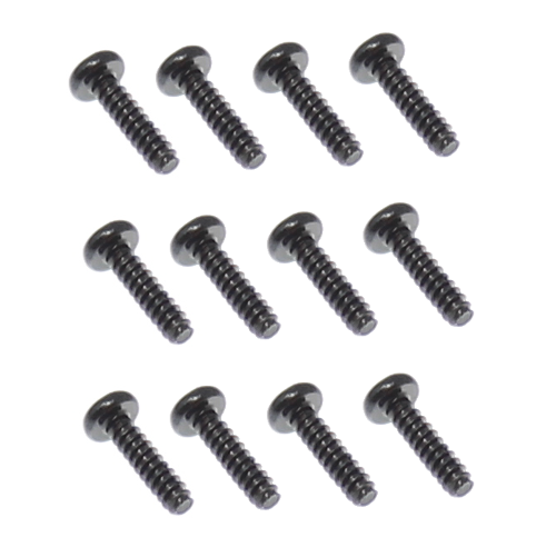 REDCAT - BS901-055RR 2x8mm Button Head Phillips Self Tapping Screws (12pcs) (BS901-055RR)