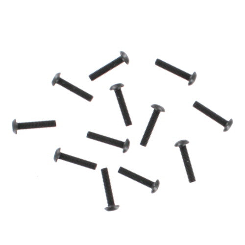 REDCAT - BS704-022 3x14mm Button Head Hex Machine Thread Screws (12pcs) (BS704-022)