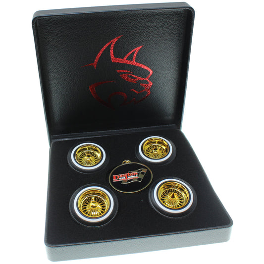REDCAT - RER17089 Dayton Wire Wheel Set(Gold)(4pcs) (RER17089)