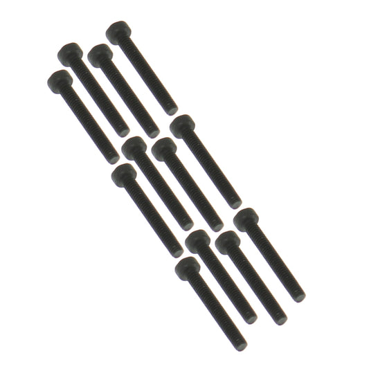 REDCAT - RER12096 2.5x18mm Cap Head Hex Machine Thread Screws (10pcs) (RER12096)
