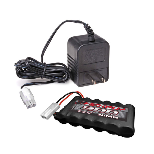 REDCAT - 7.2V 800Mah Ni-mh battery & charger (1pr) (BT1001-001)
