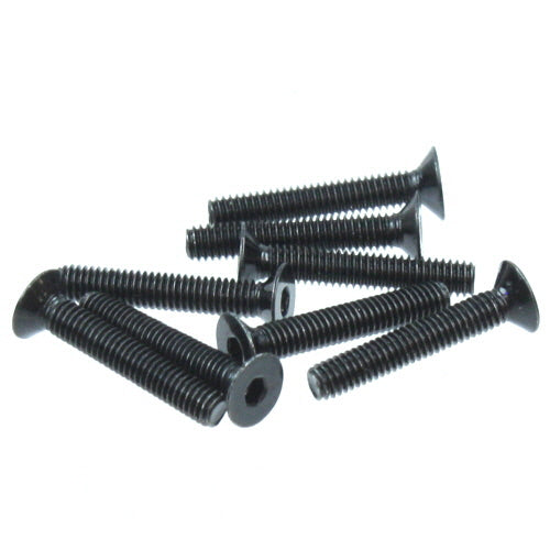 REDCAT - 4x24mm Countersunk Hex Machine Thread Screws (8pcs) (98075)