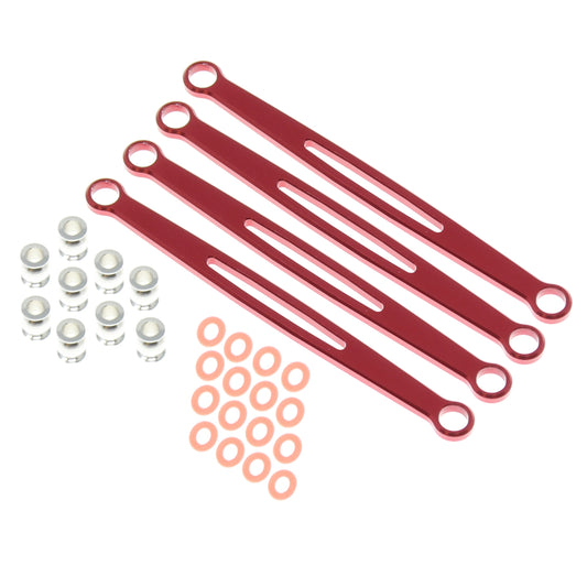 REDCAT - RER30283 Rear Links (Aluminum)(Red)(4pcs) (RER30283)