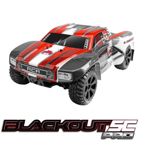REDCAT - Blackout SC PRO Brushless 1/10 Scale Electric Short Course Truck (BLACKOUT-SC-PRO-RED)