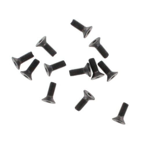 REDCAT - 3x8mm Countersunk Hex Machine Thread Screws (12pcs) (BS803-004)