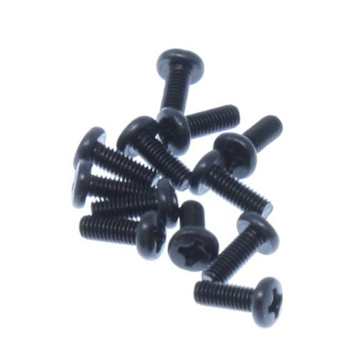 REDCAT - BS902-045RR 3x8mm Button Head Phillips Machine Thread Screws (12pcs) (BS902-045RR)