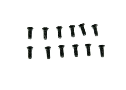 REDCAT - 50089 5x15mm Countersunk Hex Machine Thread Screws (12pcs) (50089)