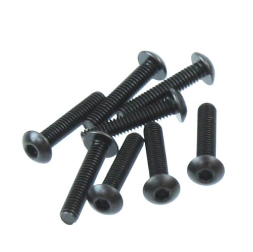REDCAT - 07171 4x20mm Button Head Hex Machine Thread Screws (8pcs) (07171)