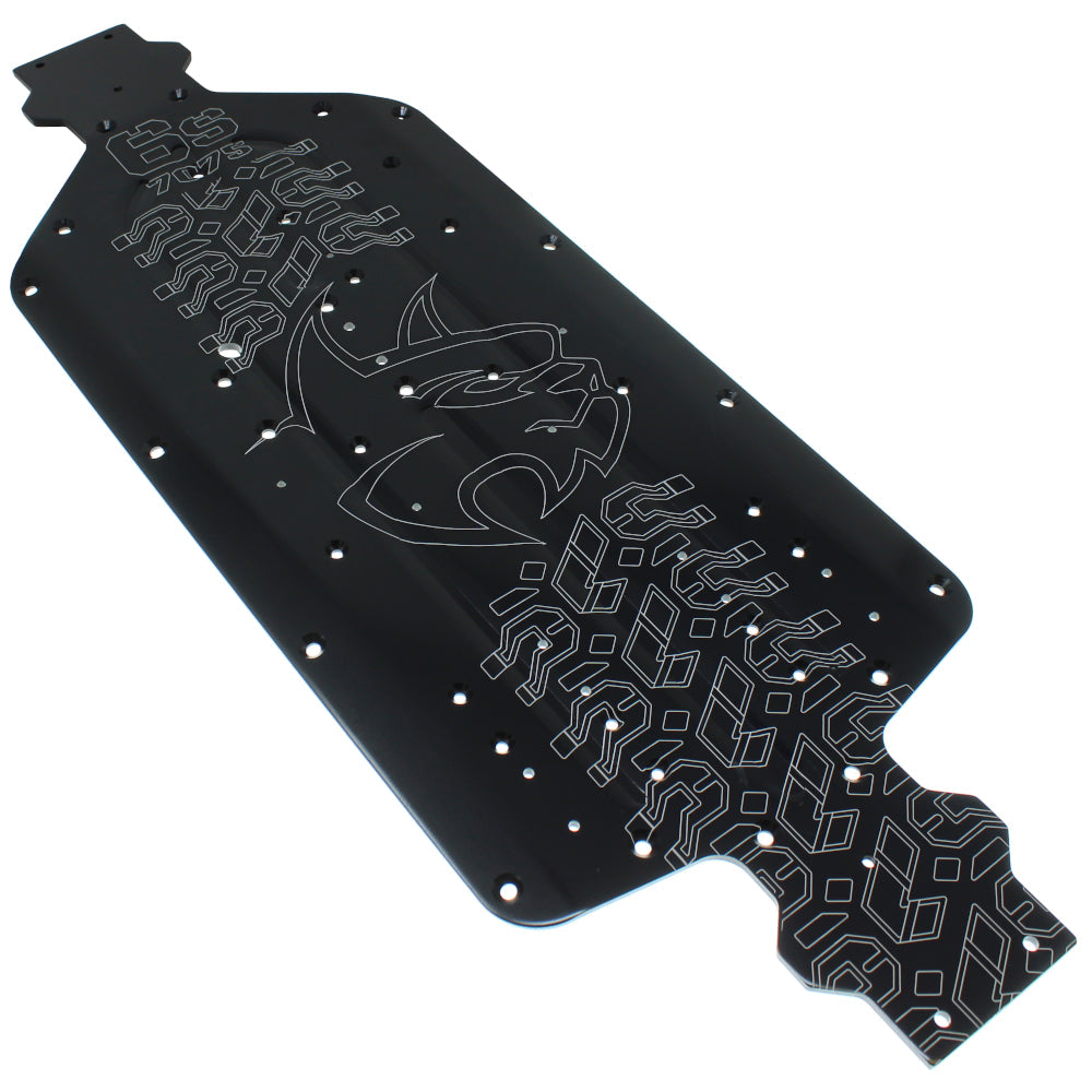 REDCAT - RER18099 7075 Chassis(6S)(Black)(Aluminum)(1pc) (RER18099)