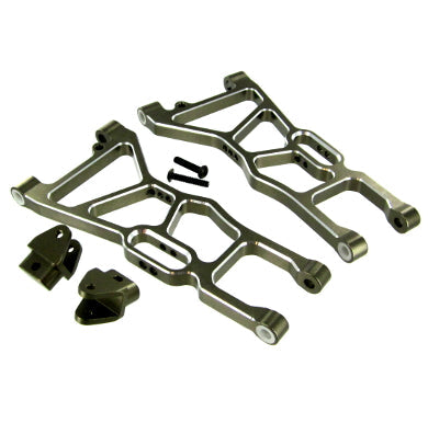 REDCAT - 710033 Front Lower Suspension Arms(Aluminum)(GunMetal)(2pcs) (710033)